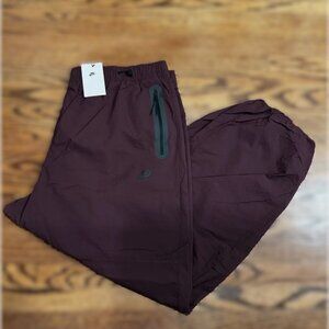Nike Tech Woven Oversized Pants Men's Small Burgundy Crush HM7158-652 NWT ($135)